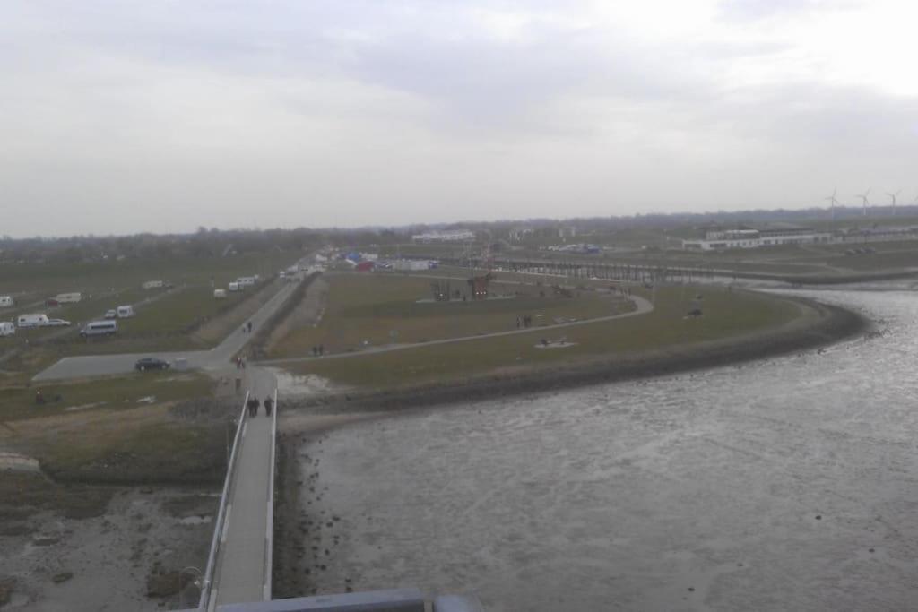 Nordsee Und Natur. Gemuetliche Fewo Mit Deichblick Dorumer Neufeld Exterior photo