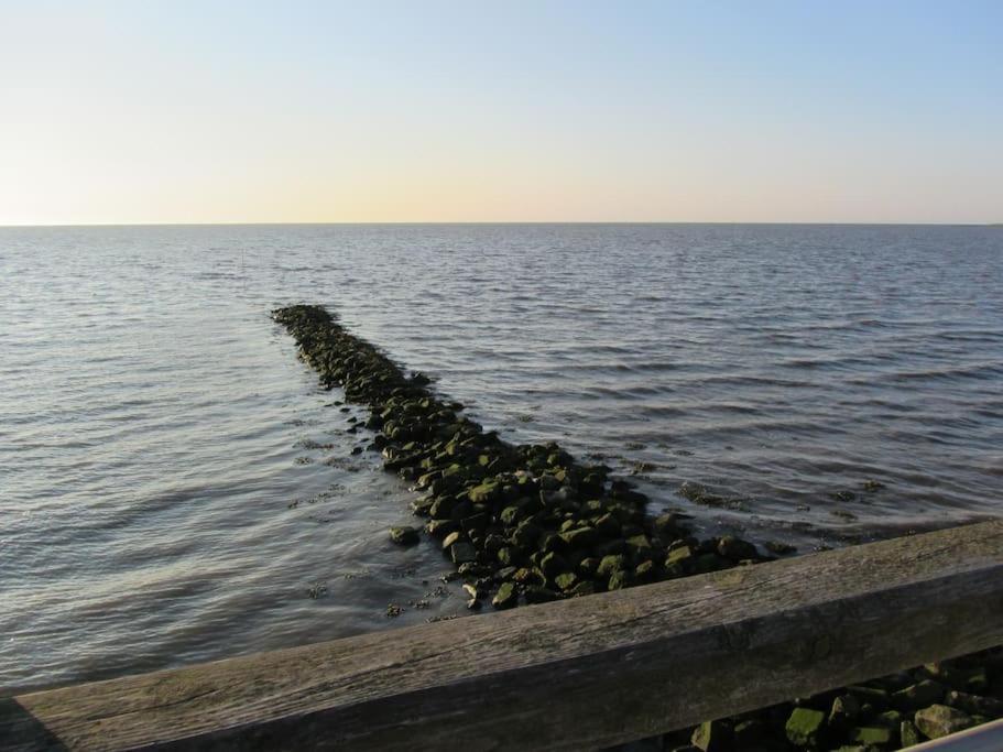 Nordsee Und Natur. Gemuetliche Fewo Mit Deichblick Dorumer Neufeld Exterior photo