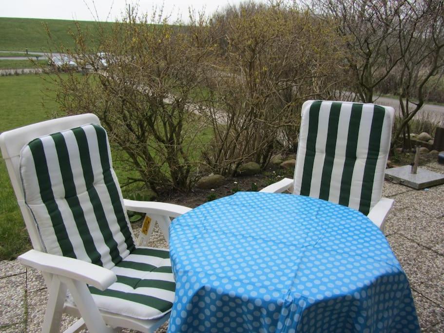 Nordsee Und Natur. Gemuetliche Fewo Mit Deichblick Dorumer Neufeld Exterior photo