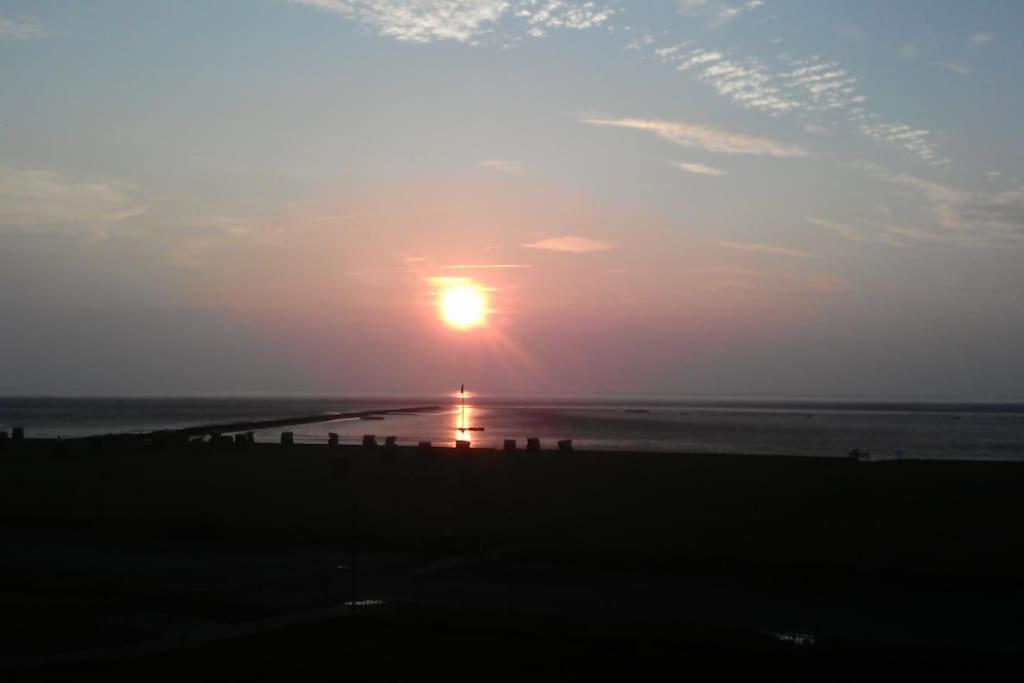 Nordsee Und Natur. Gemuetliche Fewo Mit Deichblick Dorumer Neufeld Exterior photo